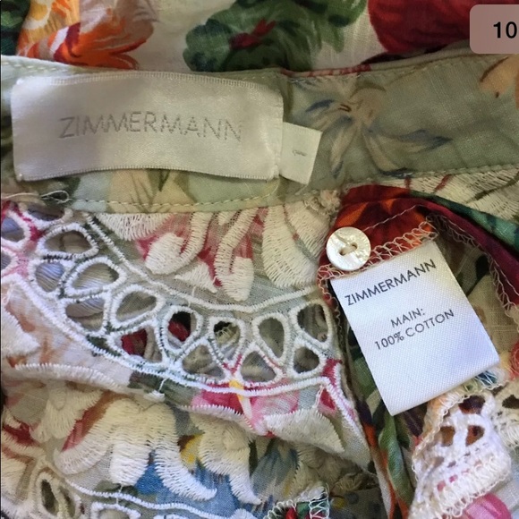 Zimmerman Frangipani Anthropologie top - Picture 7 of 8